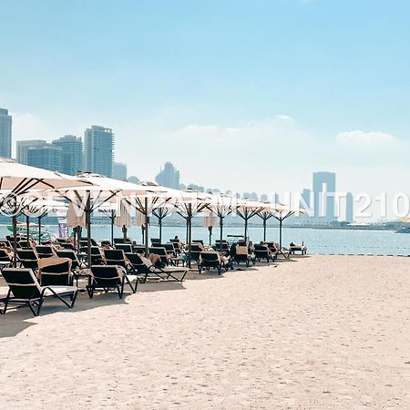 Luxus-Studio Mit Private Beach In Top-Lage, Meerblick & Infinity Pool! Dubai Luaran gambar