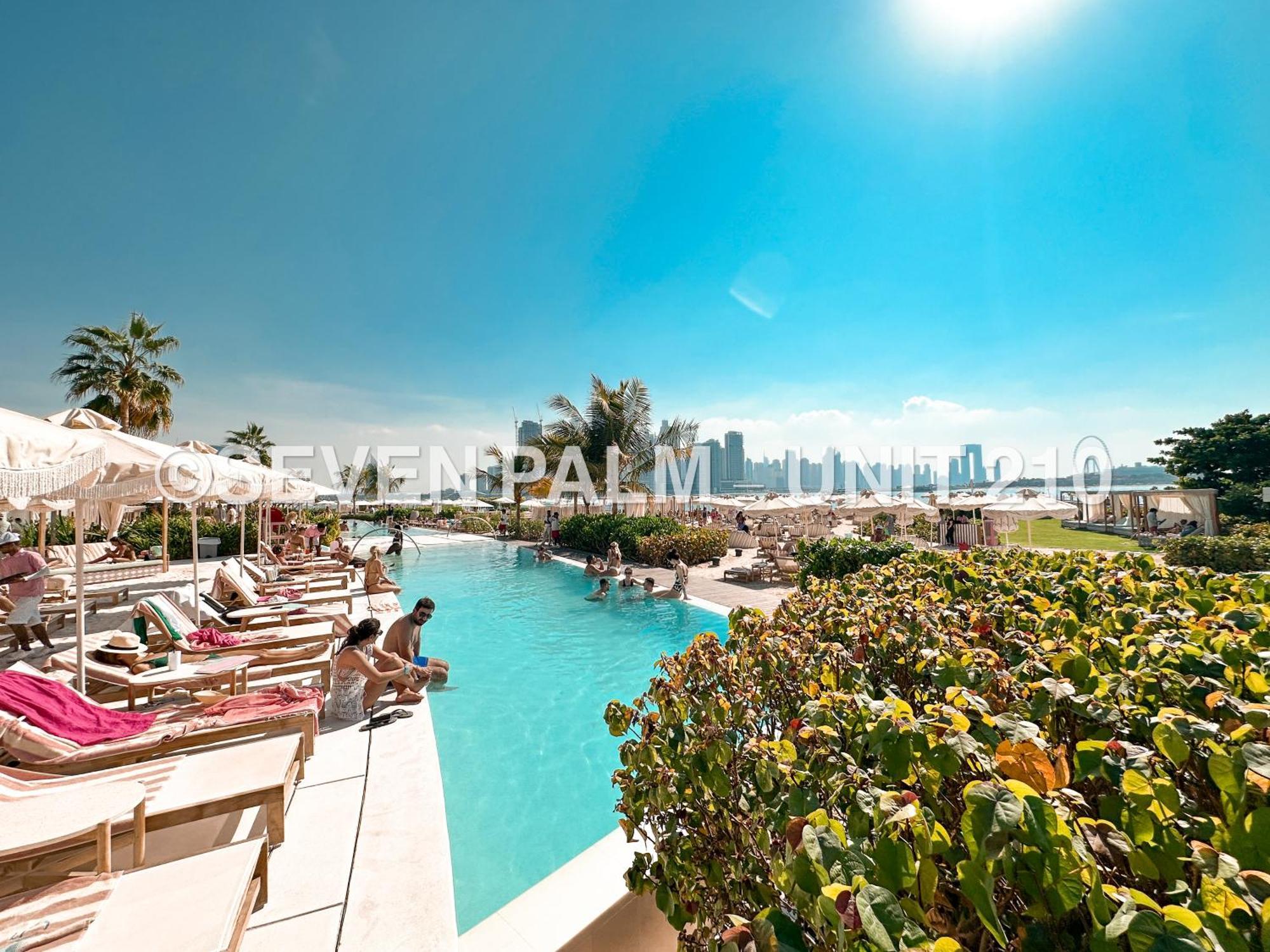 Luxus-Studio Mit Private Beach In Top-Lage, Meerblick & Infinity Pool! Dubai Luaran gambar