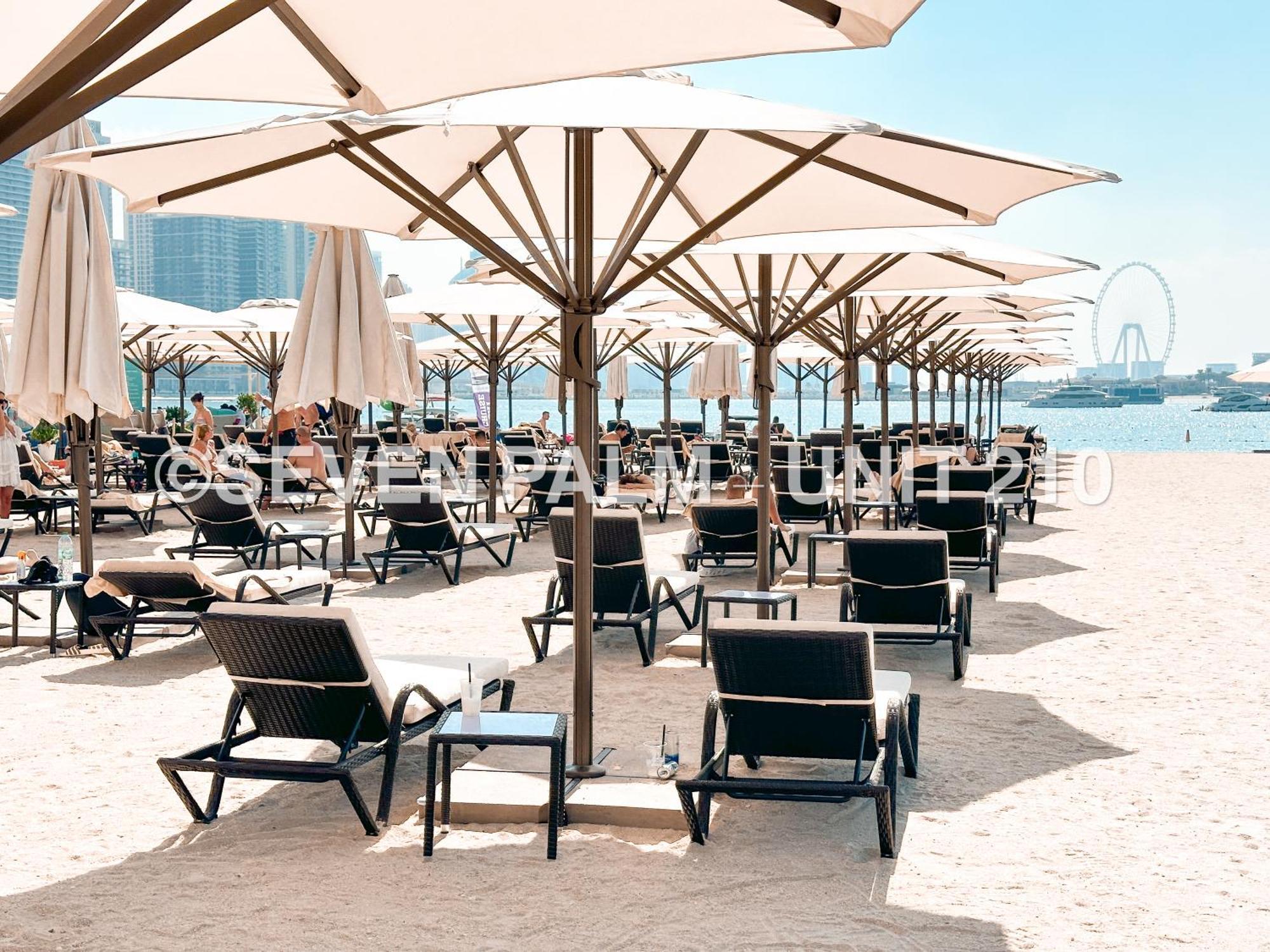 Luxus-Studio Mit Private Beach In Top-Lage, Meerblick & Infinity Pool! Dubai Luaran gambar
