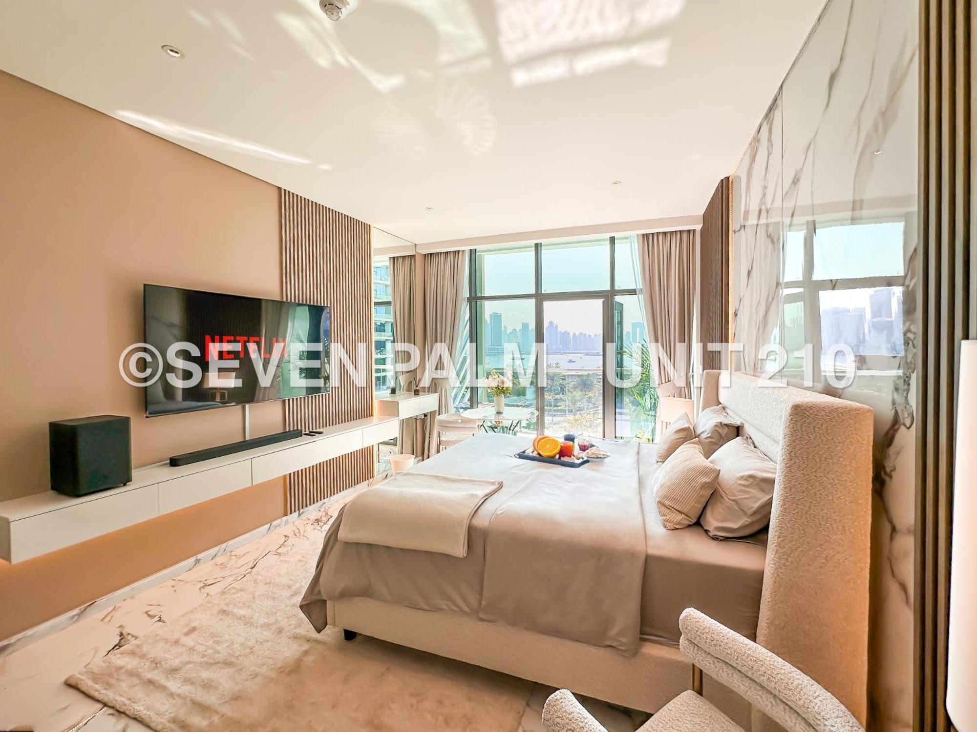 Luxus-Studio Mit Private Beach In Top-Lage, Meerblick & Infinity Pool! Dubai Luaran gambar