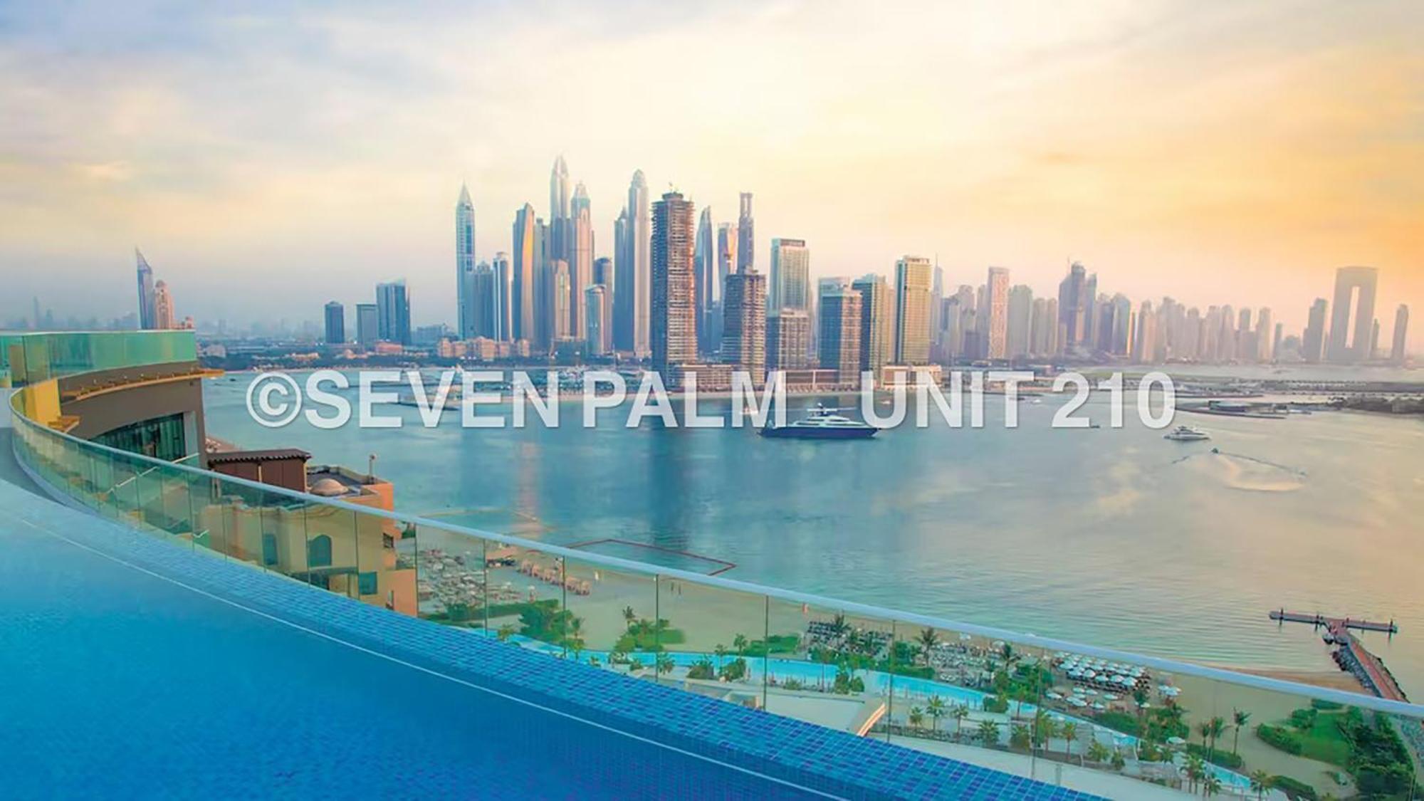Luxus-Studio Mit Private Beach In Top-Lage, Meerblick & Infinity Pool! Dubai Luaran gambar