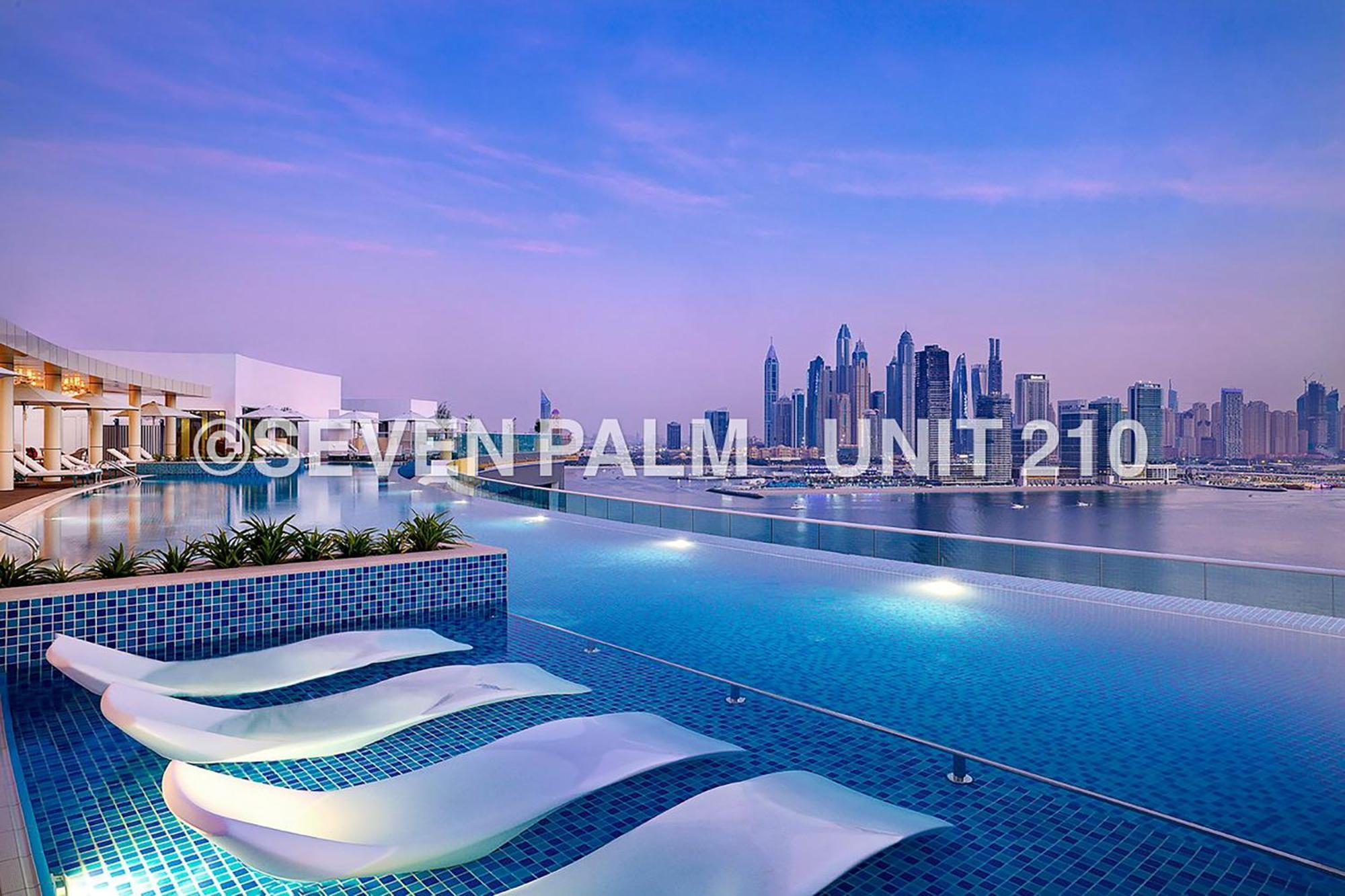 Luxus-Studio Mit Private Beach In Top-Lage, Meerblick & Infinity Pool! Dubai Luaran gambar